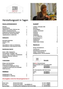 Scaladent Herstellungszeitplan