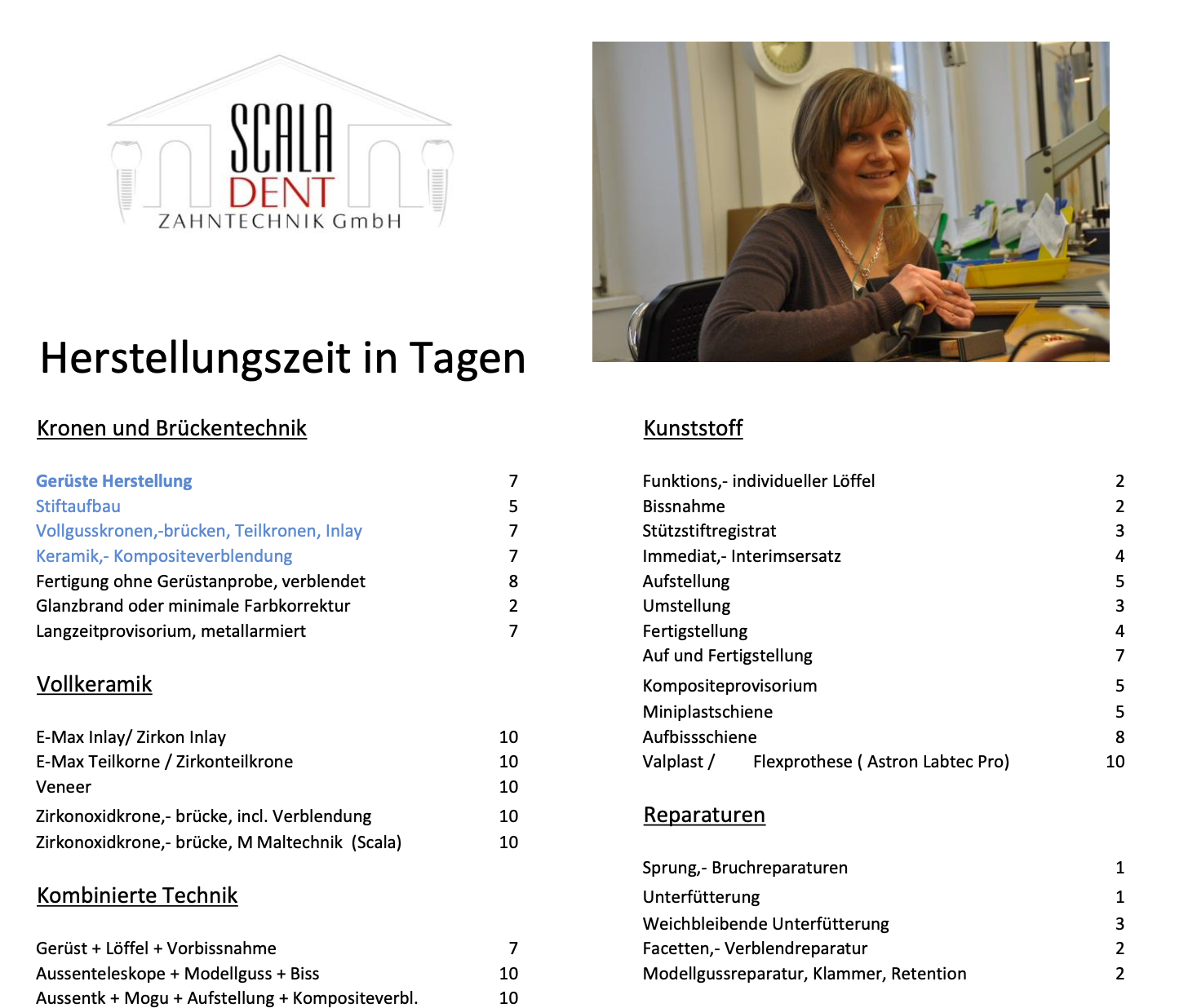 Herstellungszeit